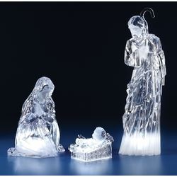 3pc St 23 Led Holy Family Fig