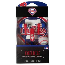 MLB Philadelphia Phillies Hands Free Ear Buds with Microphone