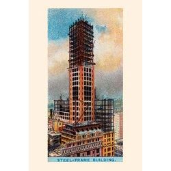 Steel - Frame Building (Canvas Art)