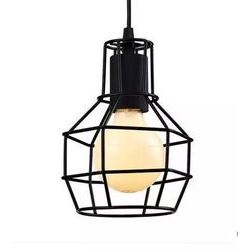 Lourdes Adjustable Height 1-light Edison Pendant with Bulb