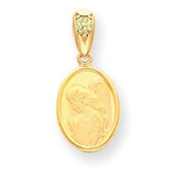 14K Wings Of Love With 18 In  Chain August Necklace