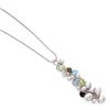 Image 1 : 14K White Gold Gold Expressions Bolle Collection Cluster Necklace