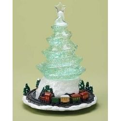 10Swirl Tree W/Revolve Train