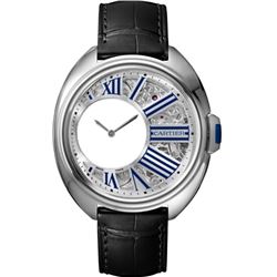 Cartier  Cle De Skeleton  Men Watch