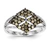 Image 1 : 14K WG Wht. & Champ. Dia Ring