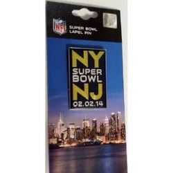 NFL NY/NJ Super Bowl XLVIII Lapel Pin 02.02.14