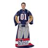 Image 1 : New England Patriots NFL Uniform Comfy Throw Blanket w/ Sleeves
