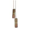 Image 1 : Stainless Steel Spinning Wheel Thin Pendant 24In Necklace