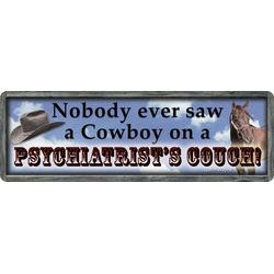 John Wayne/Cowboy on Psychiatrist Couch