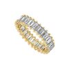 Image 1 : Diamond Eternity Band : 18K Yellow Gold – 4.00 CT Diamonds