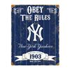 Image 1 : MLB New York Yankees Party Animal Vintage Metal Sign