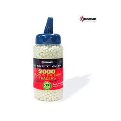 Crosman 6mm plastic airsoft BBs 0.12g 2000 rds glow in the dark