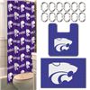 Image 1 : Kansas State Wildcats NCAA 15-Piece Bath Set