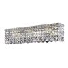Image 1 : 2033 Maxime Collection Wall Sconce L18in W4.5in H6.25in Lt:4 Chrome Finish (Swarovski Spectra Crysta