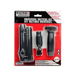 Swiss Arms Optics Accessory Kit Includes Red Laser Tactical Flashlight & Foregrip