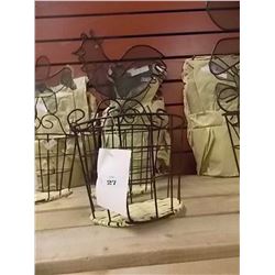 NEW WIRE BASKET - ROOSTER - 3 TTL