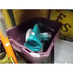 BIN - MAKITA HAND SAW, 2 DRILLS, CHARGER ETC
