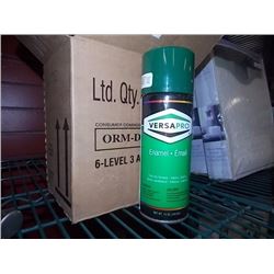 SPRAY PAINT - GREEN - BOX OF 6 CANS PER LOT