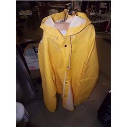 ADULT RAIN COAT - YELLOW - LARGE