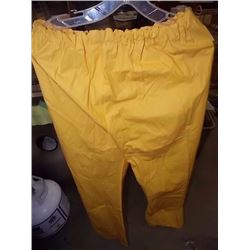 ADULT RAIN PANTS - YELLOW - LARGE