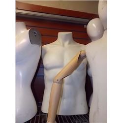 MANNEQUIN TORSO - MALE - NO ARMS NO HEAD