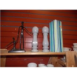 FIGURE OF PEOPLE, SALT & PEPPER SHAKERS AND MORE