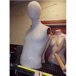 MANNEQUIN FEMALE - WITH HEAD &  WOOD ARMS
