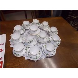 TEA CUPS AND CHINA - 27PC