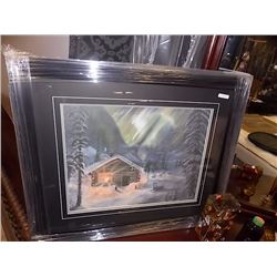 FRAMED LIMITED EDITION PRINT - SILENT LIGHTS - CLAY STEADMAN - ESTIMATED GALLERY PRICE $