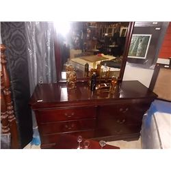 NEW DRESSER - 6 DRAWER - WITH MIRROR