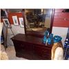 Image 1 : MAHOGANY DRESSER WITH MIRROR