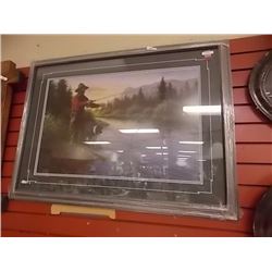 PICTURE - FISHING IN THE WILD - MAN FISHING