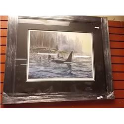 FRAMED LIMITED EDITION PRINT - "A" POD - BILL MAXIMICK - GALLERY ESTIMATE - $575