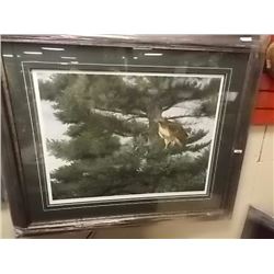 FRAMED LIMITED EDITION PRINT - ONE WING ABOVE DREAM OR HUNGER - RICHARD CASEY - ESTIMATED GALLERY PR