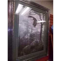 FRAMED PRINT - SHROUDED FOREST - DANIEL SMITH - ESTIMATED GALLERY PRICE $
