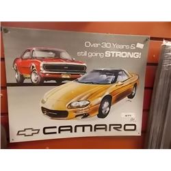 VINTAGE DESIGNED METAL ADVERTISING SIGN