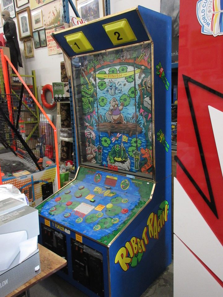 Coin operated Ribbit Racin' arcade machine