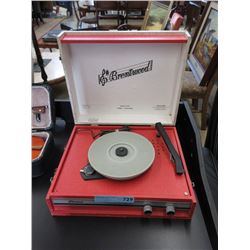 Vintage Brentwood portable record player