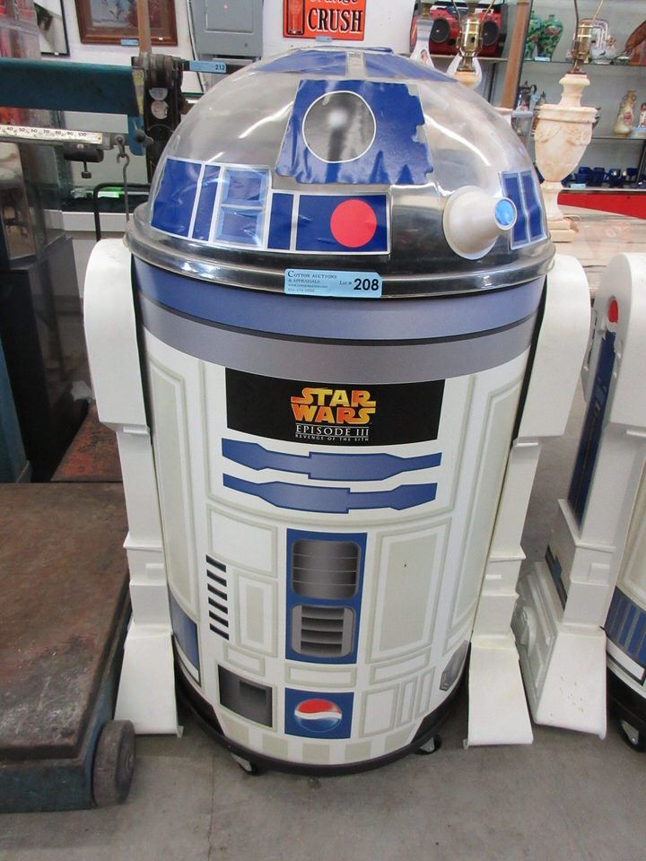 Star Wars R2-D2 Pepsi product display unit