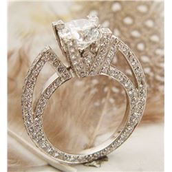 3.10 ct Diamond Ring SI1/I - (Heavy)