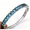 Image 1 : Natural London Blue Topaz Bangle