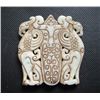 Old China White jade hand-carved phoenix Pendant