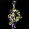 Image 1 : Natural Multi Gemstone Pendant