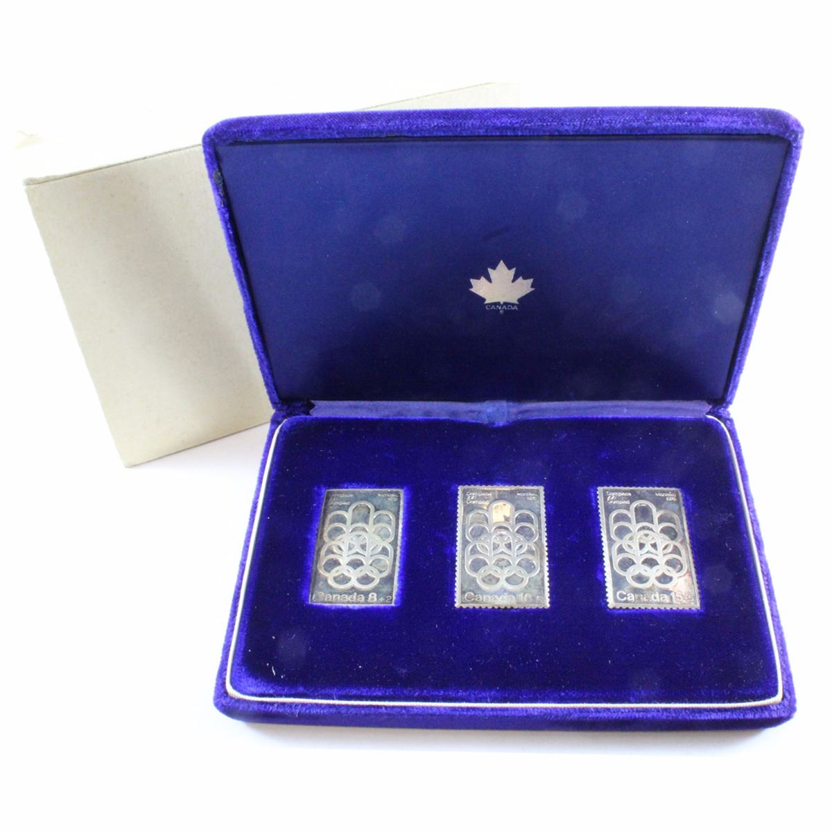 Set of Pure Silver Stamps issued by Canada Post, each weigh 16 grams