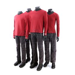 STAR TREK (2009) and STAR TREK INTO DARKNESS (2013) - Set of Four Men's Enterprise Operations Unifor