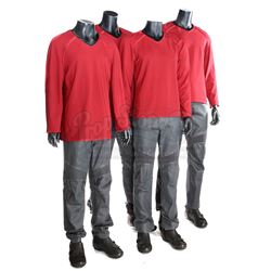 STAR TREK INTO DARKNESS (2013) - Set of Four Men's Enterprise Operations Uniforms