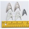Image 4 : STAR TREK (2009) - Set of Prototype Starfleet Medical Division Insignias