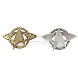 STAR TREK (2009) and STAR TREK INTO DARKNESS (2013) - Starfleet Pin Set