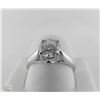 Image 2 : 14K WHITE GOLD DIAMOND SOLITAIRE RING