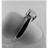 Image 3 : 14K WHITE GOLD DIAMOND SOLITAIRE RING